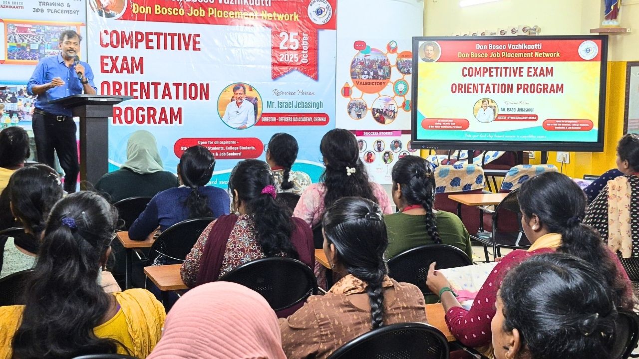 Competitive Exam Orientation Program @ Don Bosco Vazhikaatti